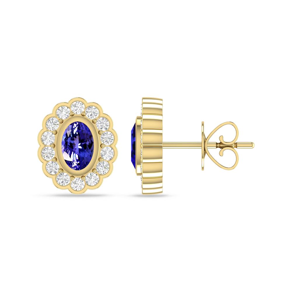 Yellow Gold - Tanzanite